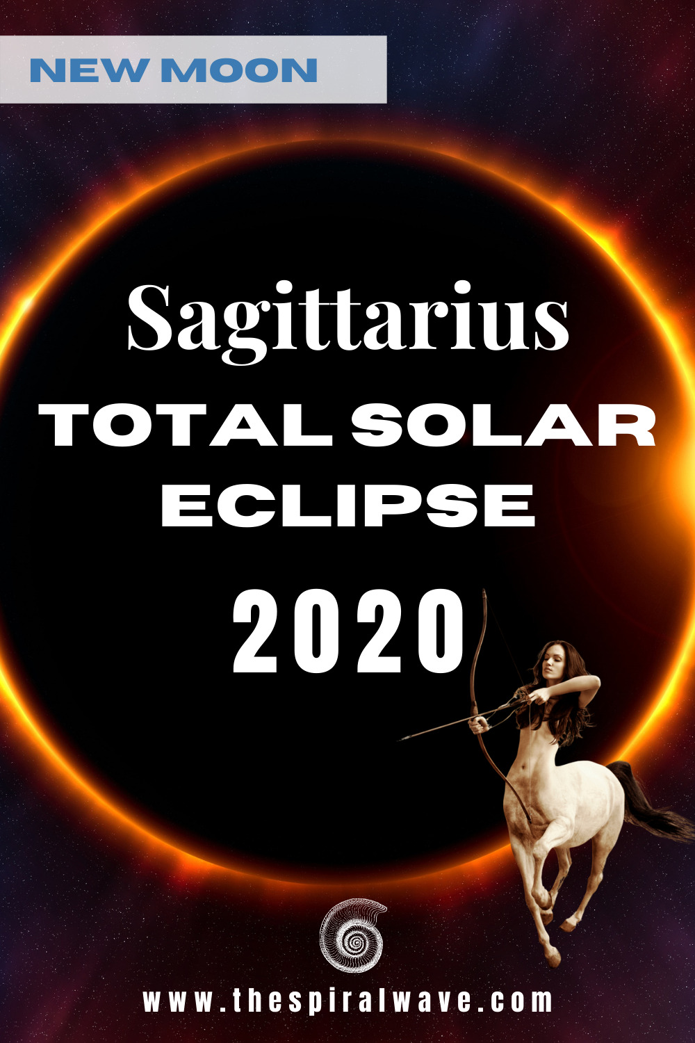 Sagittarius Total Solar Eclipse The Spiral Wave